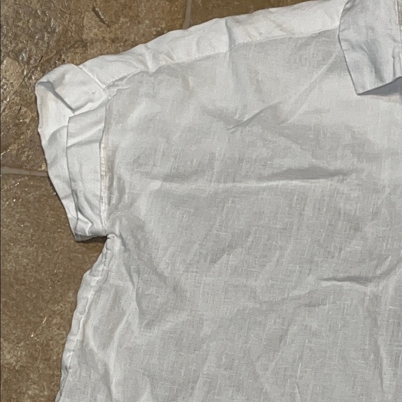 Tahari White Button Down Shirt - Picture 4 of 9